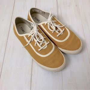 Toms Caramel Burlap Sneaker Sunflower Heritage